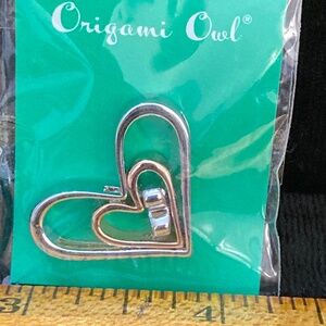 ORIGAMI OWL NESTING HEARTS FOR LIVING LOCKET WINDOW PLATE